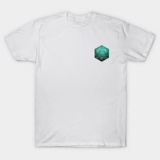 D20 Dice Aqua T-Shirt